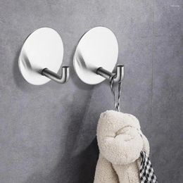 Hooks 4Pcs Hanging Hook Practical Traceless No Damage Wall Adhesive Towel Holder Household Supplies Organiser