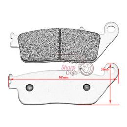 Motorcycle Copper-Based Front & Rear Brake Pads Kits For HONDA 599 CBR600 F3 CB600F Hornet CB750 CBF600 CBF1000 CBF1000F