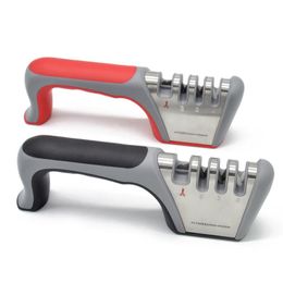 1pc Kitchen Knife Sharpener 4 Stages Ceramic Whetstone Knife Sharpener Knives Sharpening Stone Tool