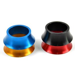 Bicycle Headset Spacers 15MM Aluminum Alloy 1-1/8" Bicycle Headset Spacer Cycling Steerer Tube Conical Spacer