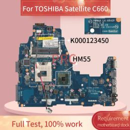 Motherboard K000123450 Laptop motherboard For TOSHIBA Satellite C660 Notebook Mainboard LA6842P HM55 DDR3
