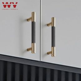 WV Modern Style Gold Drawer Knobs T bar Handle Bathroom Pulls Kitchen Cabinet Door Handle Pull Black