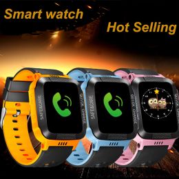 Watches Q528 Y21 Touch Screen Kids GPS Watch with Camera Lighting Smart Watch Sleep Monitor GPS SOS Baby Watch PK Q50 Q750 Q100