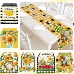 Table Cloth Summer Festival Cute Flag Champagne Clothes For Rectangle Tables Christmas Coffee Disposable Fall Tablecloth