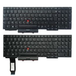 Keyboards NEW Latin LA/Spanish SP/French FR AZERTY Laptop Keyboard For Lenovo ThinkPad E15 Gen 2 (Type 20T8 20T9 20TD 20TE)