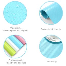 Reusable Shelf Liner Contact Paper Cabinet Mat Drawer Mat Moisture-Proof Waterproof Dust Proof Non-Slip Tableware Pad