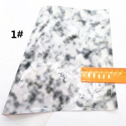 Glossy Faux Leather Vinyl Fabric Sheet Felt Backing Tie-dye Synthetic Leather Faux Vinil For Bows Earrings DIY CRAFT R344B