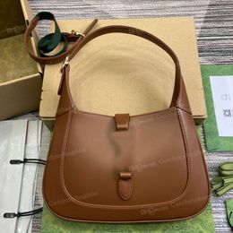 Latest Jackie Small Shoulder Bag Luxury Designer Soft Leather Light Gold Hardware Crossbody Bag Leather Lining 2 Size Zip Pocket Handbag Detachable Strap Purse 68