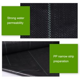 Weed Membrane Garden Landscape Fabric Anti Grass Cloth Strong Breathable Plastic Mulch Thicker Durable Ground Cover Sheet Mat