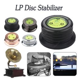 Turntables LP Disc Stabiliser 50Hz Record Player Vinyl Turntable Aluminium Alloy Clamp Portable Mini Stabiliser Turntable for Old Recorder