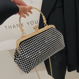 Premium Bags Rhinestone Clutches Beaded Metal Evening Bags Chain One Shoulder Crossbody Wallets Evening Bags Wedding Bags Totes