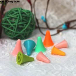 16pcs Rubber Cone Shape Knit Knitting Needles Cap Tips Point Protectors For Knitting Craft Sewing Accessories 2Sizes