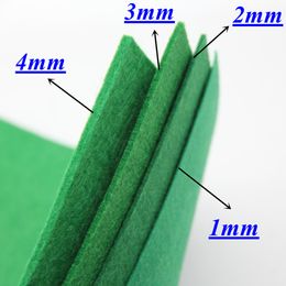 4pcs 1/2/3/4MM 30*30CM Colourful Cloth Felt Fabric For DIY Sewing Toys Needlework Bundle Handmade Polyester Materials Home Decor