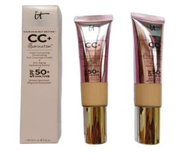 NEW It Cosmetics CC Cream SPF50 Full Cover Medium Light Base Liquid Foundation Makeup Whitening Your Skin But Better 32 ml Gift2522203109