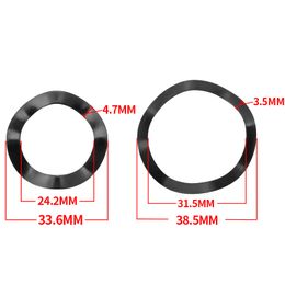 MTB Bike Cranksets Washers 5 PCS 30mm 24mm Steel Mountain Round Bicycle Chainwheel Bottom Bracket Gasket Cycling Accessories