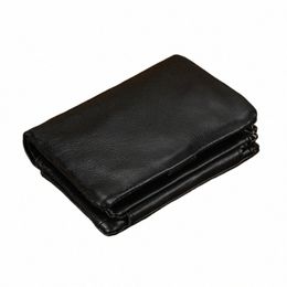 luxury Brand Designer Wallet Men Card Holder Soft Genuine Leather Short Purse For Coins Credit Cards Male Wallets In pockets u8P4#
