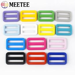 100/200Pcs 32/38mm Plastic Tri-Glide Clasp Adjustable Ring Buckles Backpack Strap Sliders Hook Dog Collar Sewing Accessories