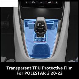 For POLESTAR 2 20-22 Car Interior Center Console Transparent TPU Protective Film Anti-scratch Repair Film Accessories Refit