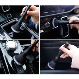 Car Wash Bursh Soft Detailing Brush Car Cleaning Tool Auto Detail Brushes for Car Interior Air Outlet Dash Wheel Duster Brush