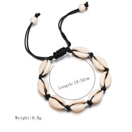 Bohemia Natual Conch Seashell Necklace Bracelet Women Girls Summer Beach Shell Choker Shells Collares Jewelry Set Accessories