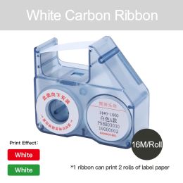 Printers Niimbot B18 Thermal Transfer Printer PET Label Paper Keep 810 Years Colorful Carbon Ribbon For Thermal Portable Label Maker