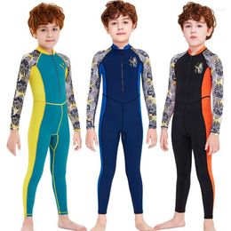 Women's Swimwear Long Sleeve Swimming Thin Suit For Boys Pool Drifting Outdoor Water Activity Children Rash Guard Suncreen Kids