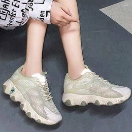 Fitness Shoes Platform Women Sneakers Fashion Chunky Casual Woman Sport Female Korean Trainers Summer Lace Up Old Dad