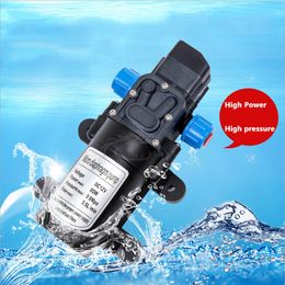 DC 12V/24V 60W/80W High Pressure Diaphragm Water Pump,water Pump With Automatic Pressure Switch,Flow 5L/minm