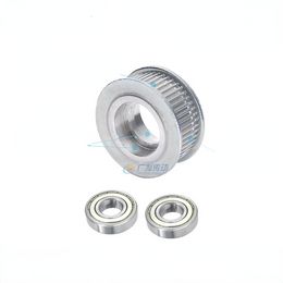 MXL 20 Teeth tensioner adjustment guide belt bearing idler hole 3/4/5mm Width 6/10mm aluminum alloy