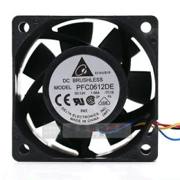 Cooling New original PFC0612DE 12V 1.68A 6038 6CM 4wire high speed violent cooling server fan