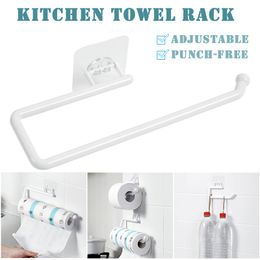 Creative Kitchen Tissue Holder Hanging Toilet Roll Paper Holder Towel Rack Kitchen Cocina Bathroom Cabinet Door Hook Holder