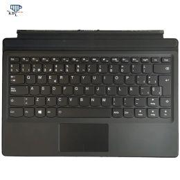 Keyboards Original Spanish Language For Lenovo Ideapad MIIX 51012ISK Backlit SP Folio Series Tablet Keyboard 5N20N21147803 35E5009