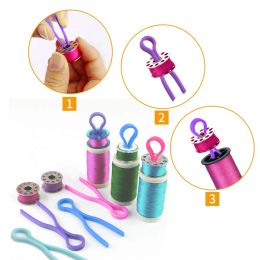 10/30Pcs Bobbin Thread Holders Sewing Bobbins Buddies Clips for Sewing Thread Spool DIY Bobbins Organiser Sewing Accessories