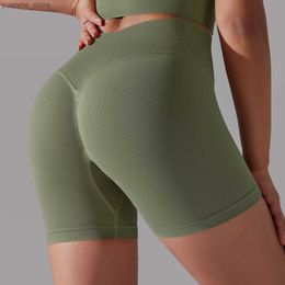 Yoga Outfits Women Yoga Clothing Sports Shorts High Waist Push Up Gym shorts Leggings Seamless Solid Yoga Shorts Women Clothing 11 Colours Y240410