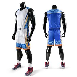 Quick Dry men basketball training jersey set blank college tracksuits kids breathable basketball jerseys set uniforms Customised