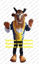 The Beast From Beauty and Beasts Mascot Costume Adult Cartoon Character Outfit Talk Of Thes Town Wedding Ceremony zz82094649529