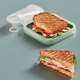 Silicone Food Storage Container Sandwiches Toast Bags Easy-To-Open for Snacks Fruits School Work or Travel Food Bag