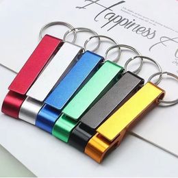 1-100 Pcs Bottle Opener Key Ring Chain Portable Metal Mini Beer Can Opener Keychain Metal Beer Kitchen Bar Tools Accessories