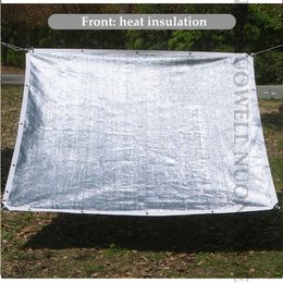 Aluminium Foil Sunshade Net Anti-UV Sun Screen Customise Nets Shading Rate 95% Home Terrace Balcony Fence Netting Canopy