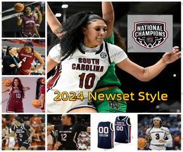 Destanni Henderson Aubryanna Bree Hall South Carolina Gamecocks 2024 Champion Final Four Basketball Jersey Raven Johnson Kierra Fletcher Olivia Thompson Kamilla