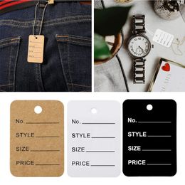 B36D 1000 Pcs Unstrung Marking Price Tags Kraft Paper Price Tags Merchandise Marking Tags Clothing Price Labels Easy to Use