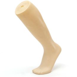 Plastic Cloth Mannequin for Sock Display, Male Foot Art, Skin Color, Glossy Leg Model, M00544, 3 Style