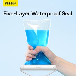 Baseus IPX8 Waterproof Phone Bag Case For IPhone 13 12 Samsung Xiaomi Universal Swimming Underwater Diving Phone Pouch Bag Case