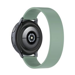 18mm 20mm 22mm silicone Solo Loop Band for Samsung Galaxy watch 3 46mm 42mm active 2 40mm 44mm Gear S3 bracelet