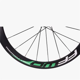 700C Road Wheelset Bicycle Aluminium alloy 30/40/50mm Depth Clincher v/c disc brake Brake Surface wheels