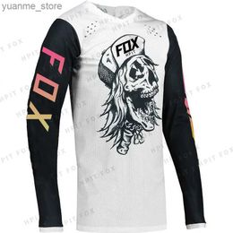 Cycling Shirts Tops 2021 Team Motocross Jersey Maillot DH Cycling Downhill Jersey Racing Moto Long Cycling Jersey Y240410