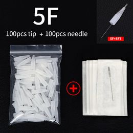 100PCS 1R 3R 5R 5F 7F Permant Makeup Needles And Tips Disposable Sterilised Tattoo Needles Caps for Permanent Makeup Eyebrow Lip