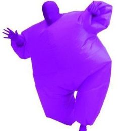 Adult Chub Suit Inflatable Blow Up Color Full Body Costume Jumpsuit Blue Green Red Purple Pink Color Full Body Christmas Cosplay