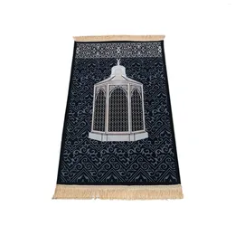 Carpets Muslim Sets Carpet Prayer Islamic 3D Printed Rug Worship Mat Eid Decoration Blanket Non Slip Home Decor