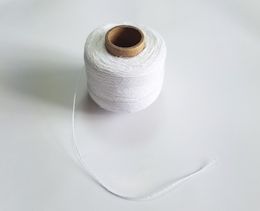 white 100% Linen sewing thread 2(3)-Ply yarn twine cords for Knitting crochet accessory handmade DIY